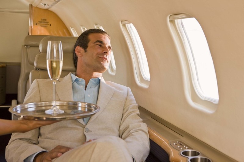 Create meme: the man in the plane, A rich man on a private jet, successful people