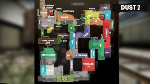 Create meme: symbols on the map, dust 2 map, de mirage