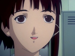 Создать мем: аниме рисунки, lain, lain iwakura episode 4