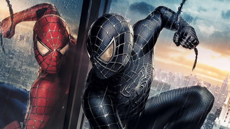 Create meme: Spiderman the enemy in the reflection, 3 the enemy is in reflection, Spider-Man 3 Enemy in Reflection movie