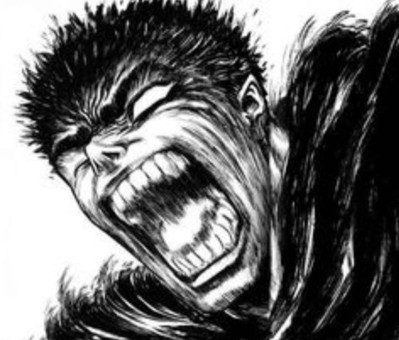 Create meme: Gats rage, GATS Berserker, berserk gats manga