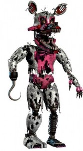 Create meme: five nights at freddy, mangl, horrible foxy