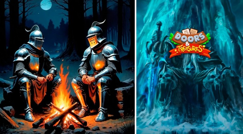 Create meme: battle of the knights, warrior knight, the evil knight