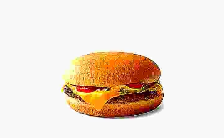 Создать мем: сыр чизбургер, чизбургер из макдональдса, mcdonalds чизбургер