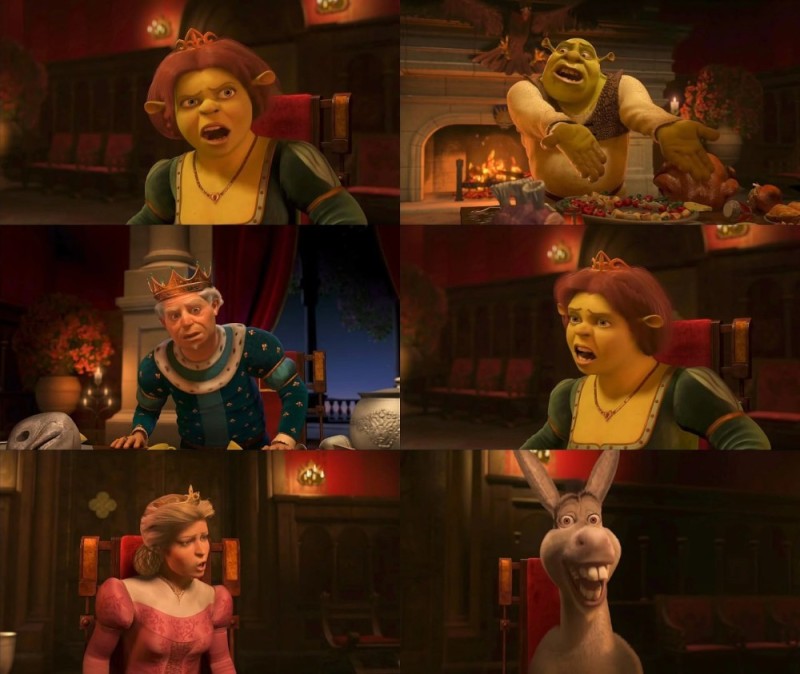 Create meme: Shrek , meme Shrek Fiona, Shrek Fiona donkey
