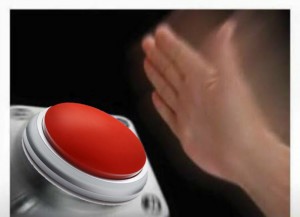 Create meme: blue button meme, button meme, big red button