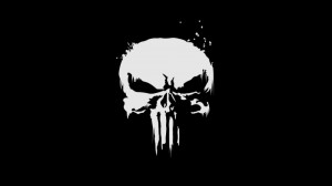 Create meme: the Punisher skull, the Punisher logo, the Punisher logo monochromy