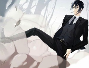 Create meme: Ciel and Sebastian, Sebastian Michaelis