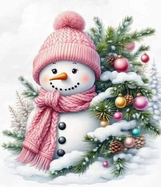 Create meme: snowmen, snowman postcard, The snowman painting