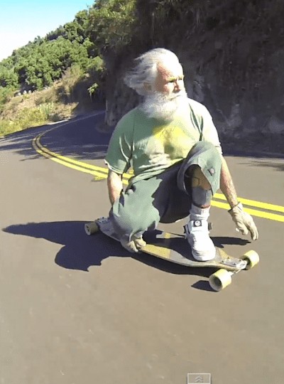 Create meme: longboard, an old man on a skateboard, skateboard 