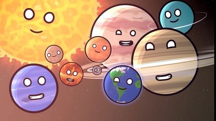 Create meme: planets cosmos, solar planets, sharanut space