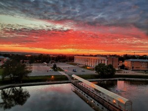 Create meme: summer sunset, red sunset, beautiful sunset