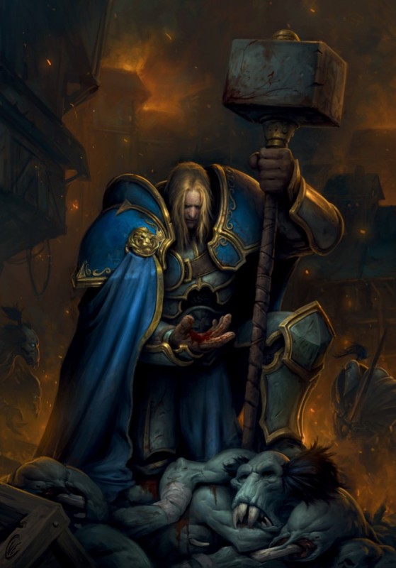 Create meme: universe of warcraft, warcraft chronicles, arthas and uther