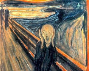Create meme: the painting the scream by van Gogh, the painting the scream by Edvard Munch original, Munch the scream painting