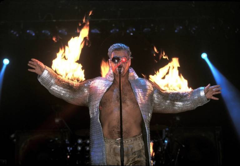 Создать мем: big day rammstein 2001, rammstein till lindemann, rammstein live