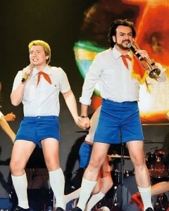 Create meme: Philip, Kirkorov and Basque, Kirkorov and Basque pioneers