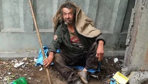 Create meme: Russian homeless, the homeless in Russia, homeless