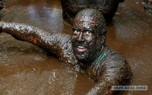 Create meme: dirt, face in the mud, the man in the mud