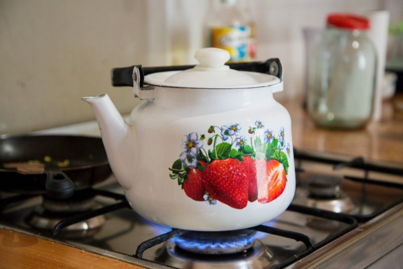 Create meme: kettle , kettles for gas stoves, enameled kettle for a gas stove