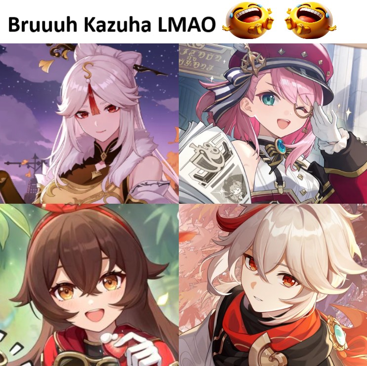 Create meme: kazuha genshin impact, genshin impact, Dr. Kazuhi Genshin Impact