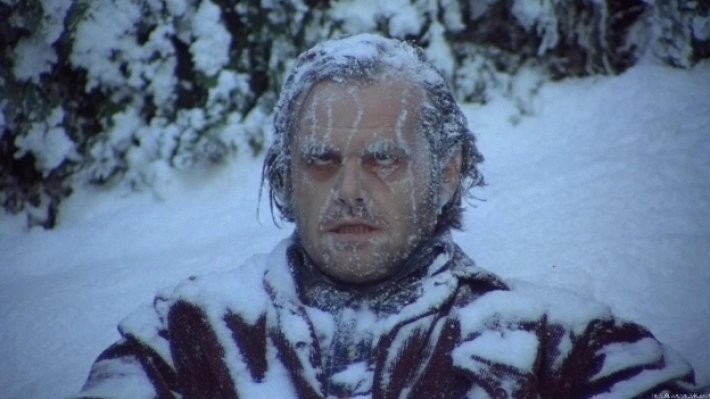 Create meme: the shining frozen Jack, frozen Jack Nicholson , winter is coming 