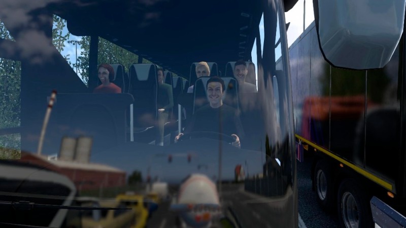 Create meme: euro truck simulator two, simulator in, bus simulators