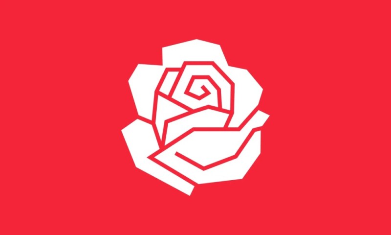 Create meme: The symbol is a rose, Social democracy is a symbol of the rose, The symbol of socialism is a rose