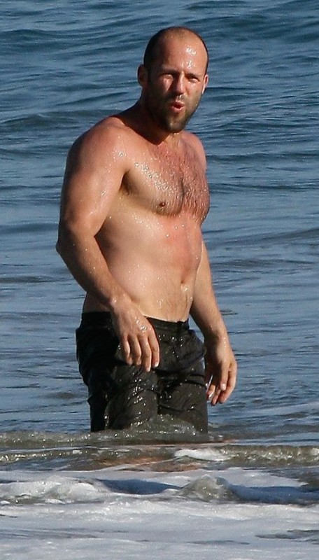 Create meme: statham on the beach, with Jason Statham, Jason Statham on the beach