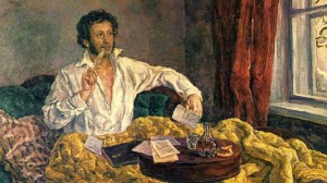 Create meme: Pushkin at work, and Pushkin, Pushkin writes photo