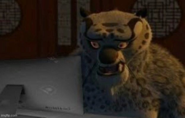 Create meme: kung fu panda 1 part, Tai Lung from Kung Fu Panda, kung fu Panda teilung