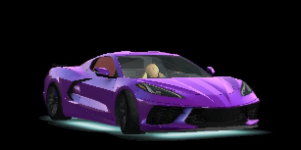 Create meme: chevrolet corvette, chevrolet corvette purple, chevrolet corvette radmir