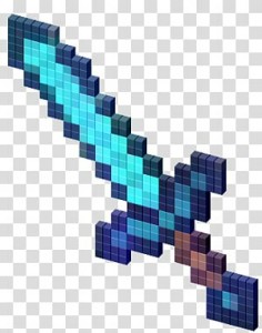 Создать мем: diamond sword майнкрафт png, фото алмазного меча из майнкрафта, minecraft diamond sword png
