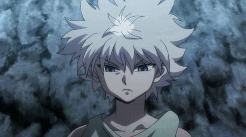 Create meme: killua, anime hunter killua, killua 