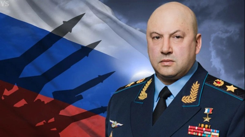 Create meme: army general sergey surovikin