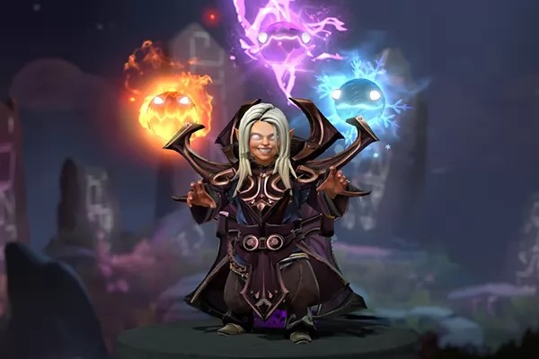 Create meme: DotA 2 Invoker, baby invoker dark artistry, Invoker 