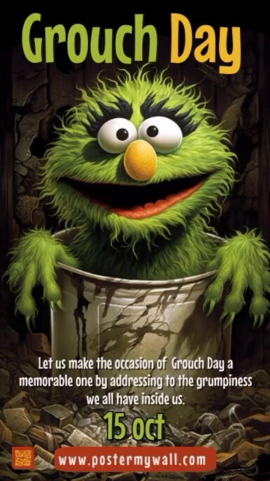 Create meme: On Sesame Street, sesame street Oscar, Sesame Street Oscar the Grouch