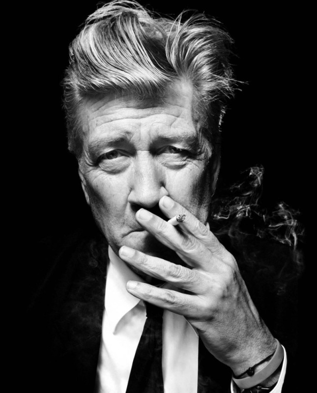 Create meme: David Lynch with a cigarette, people, David lynch twin peaks