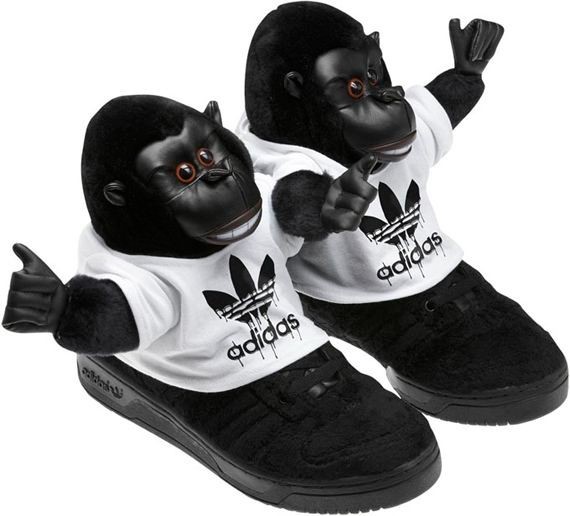 Create meme: adidas x jeremy scott gorilla, adidas Jeremy Scott gorillas, adidas jeremy scott gorilla