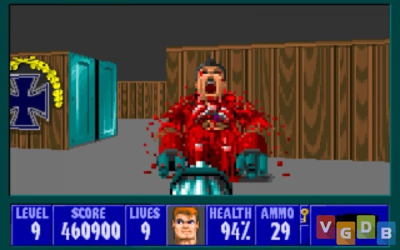 Создать мем: wolfenstein игра 1992, wolfenstein 3d ms dos, wolfenstein 3 d 1992