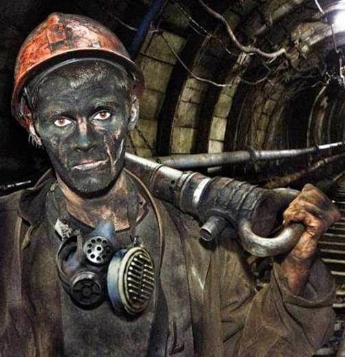 Create meme: miner in the mine, miner meme, profession miner