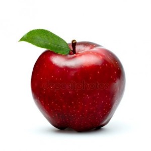 Create meme: cards the fruits of the Apple, picture a red Apple on a transparent background, Apple