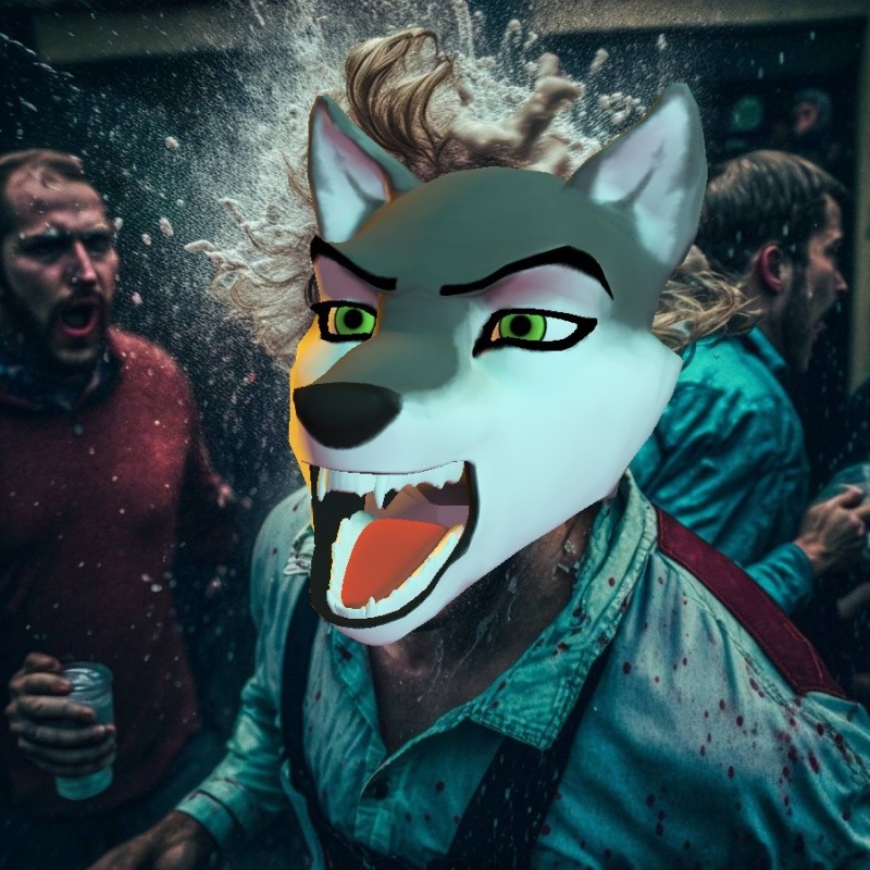 Create meme: furry mask, furry characters, Mr. Wolf