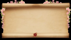 Create meme: sheet of parchment background, frame parchment, horizontal frame scroll with flowers large