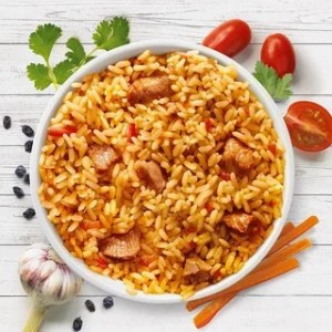 Create meme: pilaf with chicken, pilaf