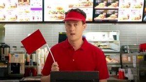 Создать мем: McDonald’s, работник макдональдс, работник макдака