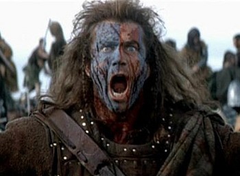 Create meme: braveheart mel Gibson, Mel Gibson in Braveheart, William Wallace Freedom