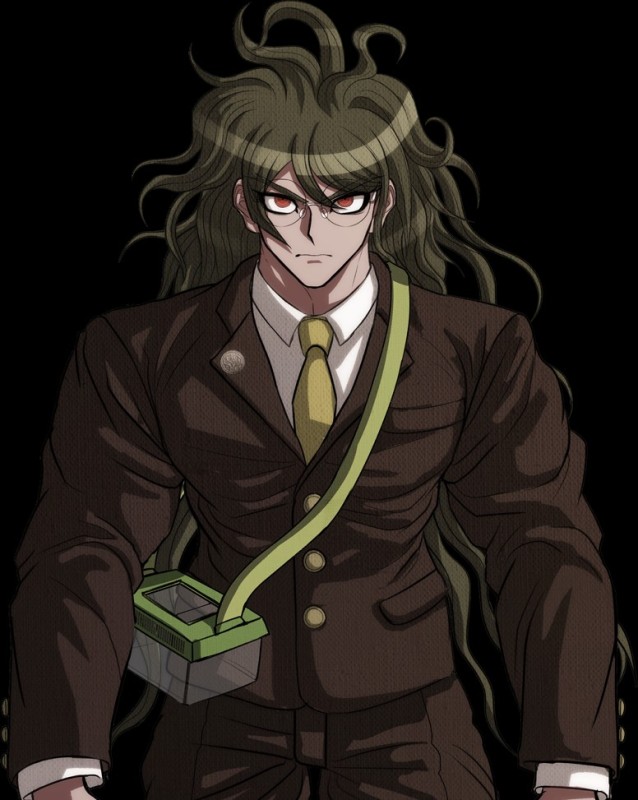 Create meme: danganronpa: trigger happy havoc, gonta x tsumugi, gonta danganronpa