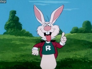 Создать мем: безумный кролик мультфильм банни, Багз Банни, бакс банни gif
