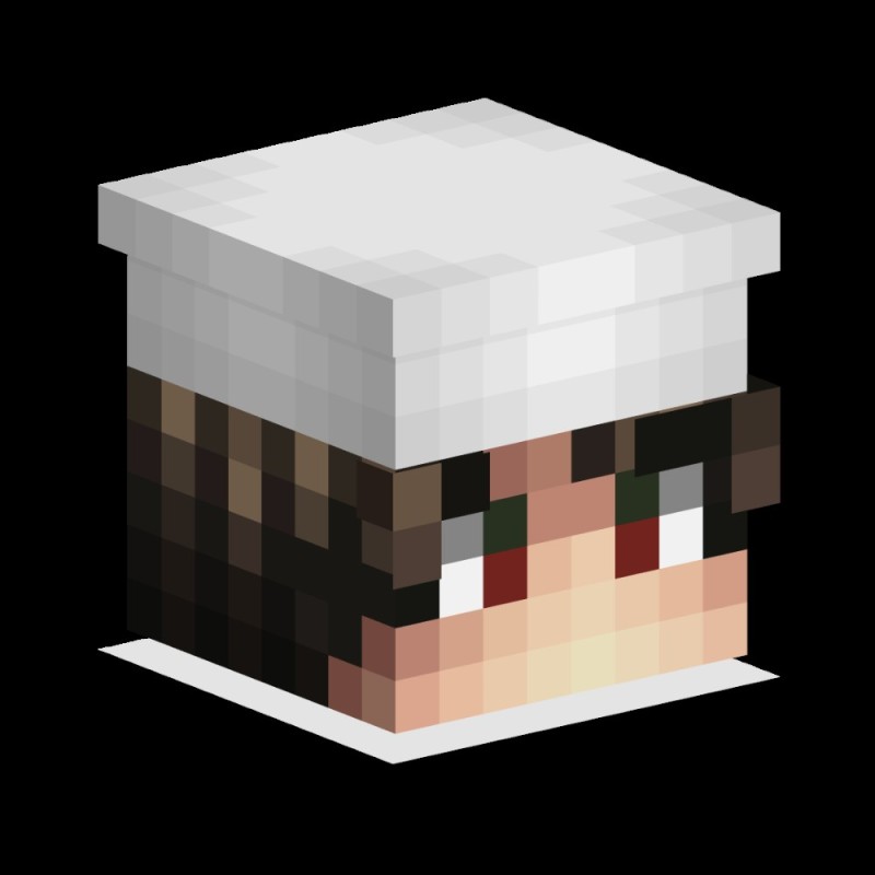 Create meme: The head of the minecraft general, one block minecraft, minecraft skin 