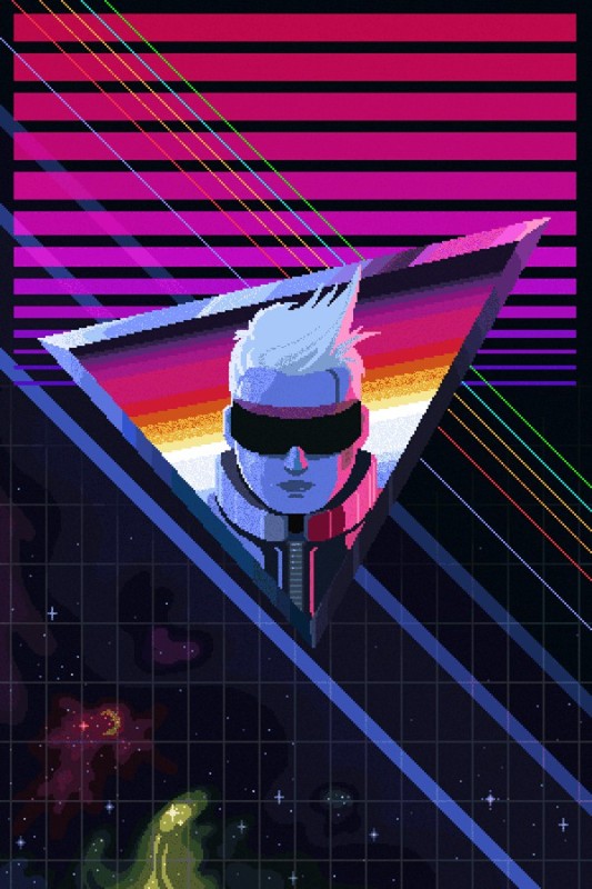 Create meme: syntwave retrowave, cyberpunk style, pixel art cyberpunk